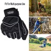 HANDLANDY Anti Vibration Gloves, SBR Padding, TPR Protector Impact Gloves,