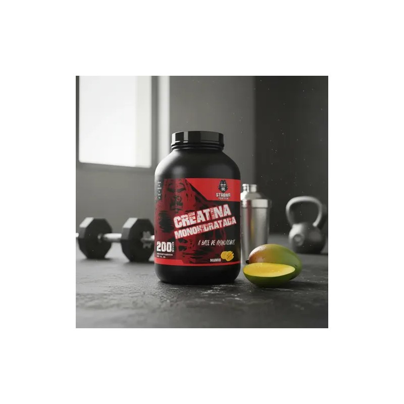 Creatina Monohidratada 1kg Strong Protein 200 Servicios