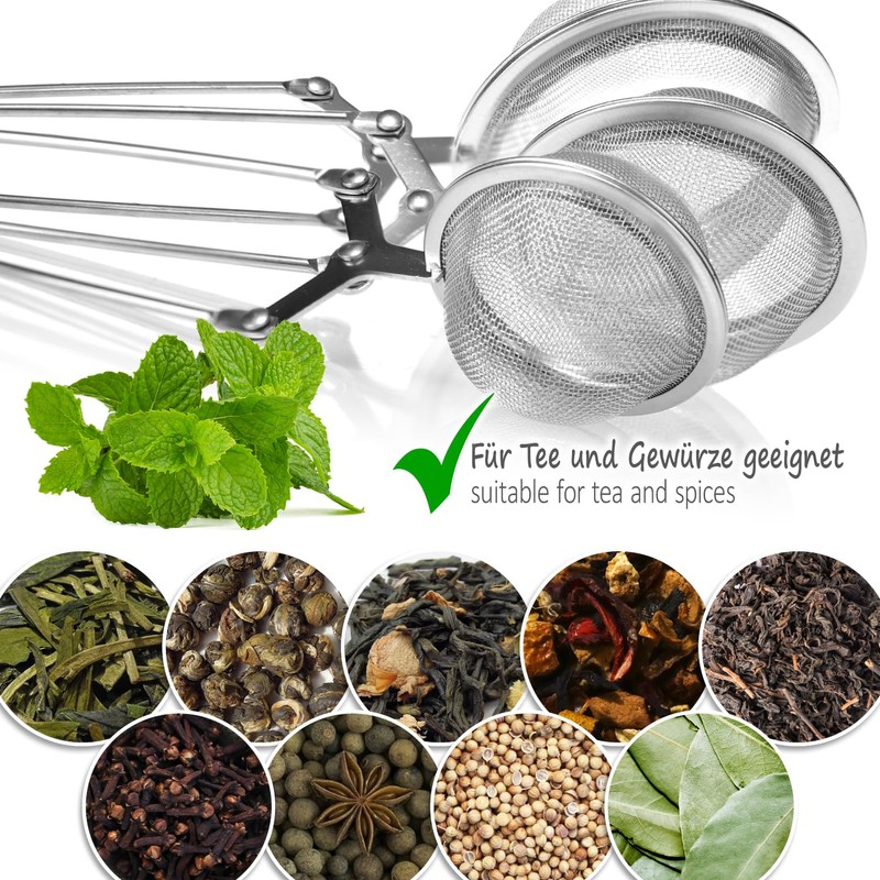 Wilhelm Sell® Stainless Steel Tea Strainer - Tea Infuser in