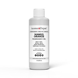 Mango Orange 4 oz. Fragrance Oil I Perfume I Skin Oil I Scented Oil. DIY Projects Such as Candles, Bath Bombs, Body Butters, Creams & Lotions. Few Drops in The Diffuser, Burners, or Warmers.
