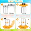 8 Pack Bee Feeder for Mason Jar Bee Watering Station