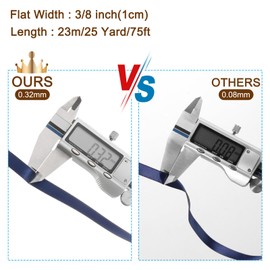 Rebower 25 Yard/75 ft Satin Ribbon Thick Double-Sided Grosgrain Silk Ribbon, [for Gift Wrapping, Hair Bows, Wedding, Cakes, Flowers] - 3/8 Inch (1 cm)/Light Grey