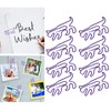 100Pcs Cute Paper Clips Animal Style Exquisite Bright Electroplated Anti