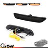 GSOWO Switchback Sequential LED Side Marker Lights for Ford Mustang