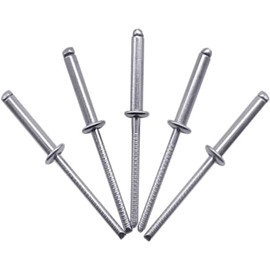 (Pack of 100) 5/32" x 1" (4.0 x 25 mm) Stainless Steel Blind Rivets Dome Head Pop Rivets DIN 7337 A2 Rivet Thumb Mandrel