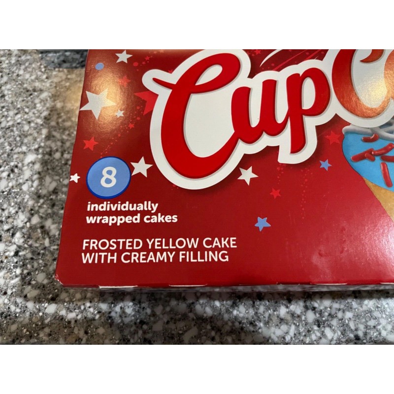 Hostess CupCakes PATRIOTIC 2021 - LE Box - 8 Cakes