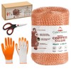 Californistan Copper Mesh Rodent Control, 5in x 36ft- Rustproof Copper