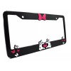 LP Frameworks Minnie Bow 3D Raised License Plate Frame