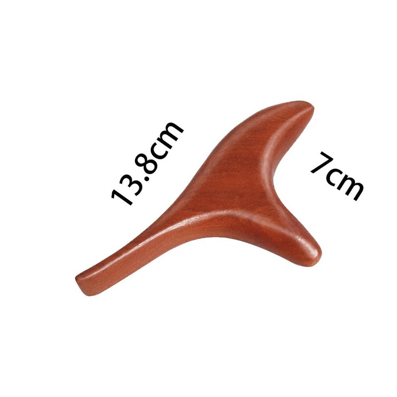 Massage Stick 2 Piece Set, Acupuncture Pressure Pressure Stick, Natural