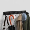 VAEHOLD Wall Hooks for Hanging, Black Coat Rack Wall Mount