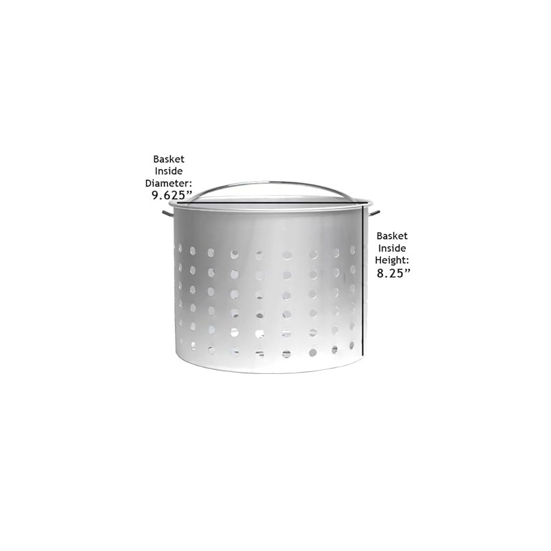 King Kooker Punched Aluminum Basket for use with 29 Qt.