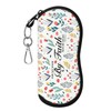 MoKo Glasses Case - [Ultra Lightweight] Woven Sunglasses Bag with