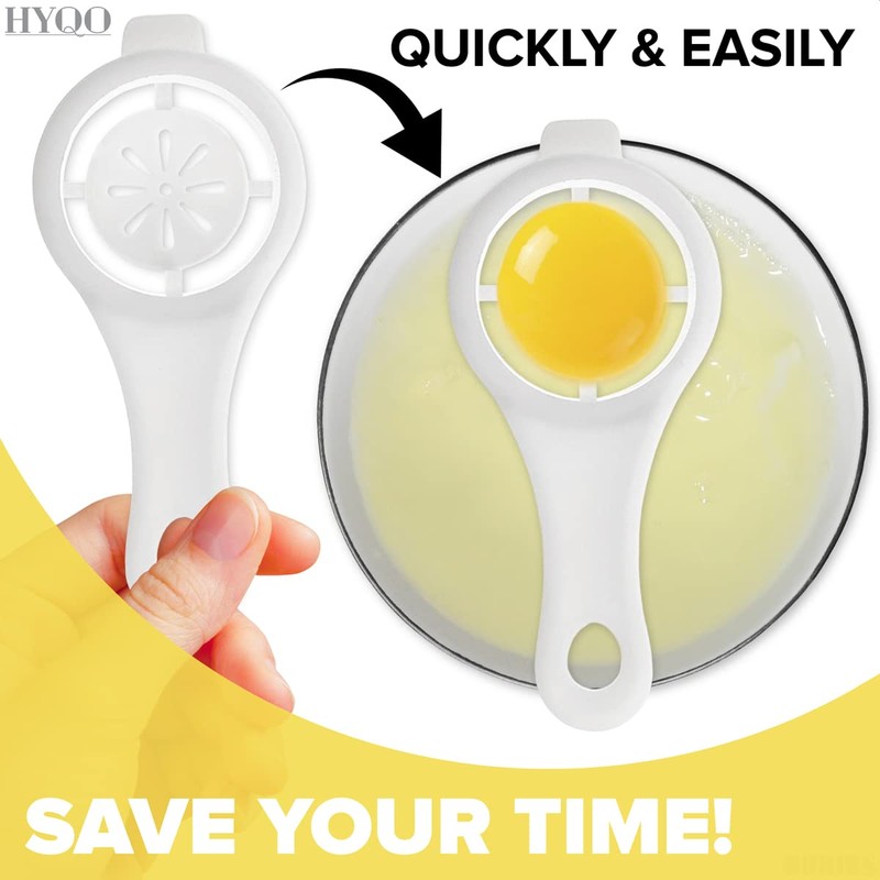 3 Pcs Egg Separators for Yolk – Easy-To-Use Egg Separator