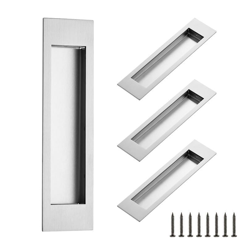 Ravinte Sliding Closet Door Handles Flush Pulls Recessed Finger Pulls