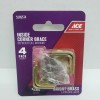 ACE Inside Corner Brace Bright Brass 4 Pack 3/4" x
