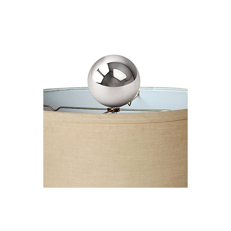 Polished Nickel Ball Lamp Shade Finial