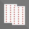 PAPERZIP - Japan Flags (Nisshōki, Hinomaru) – 48 Stickers for