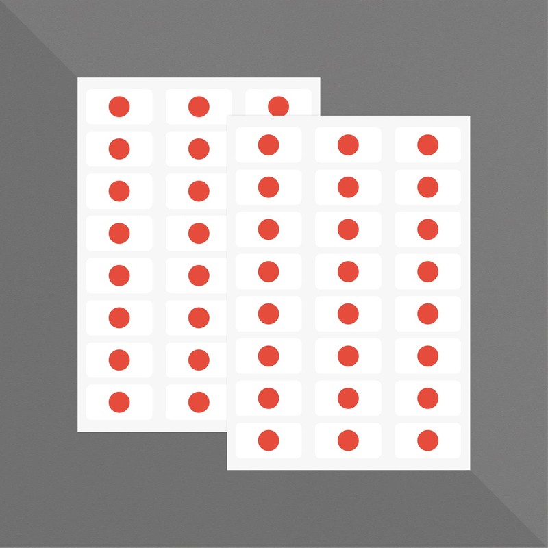 PAPERZIP - Japan Flags (Nisshōki, Hinomaru) – 48 Stickers for