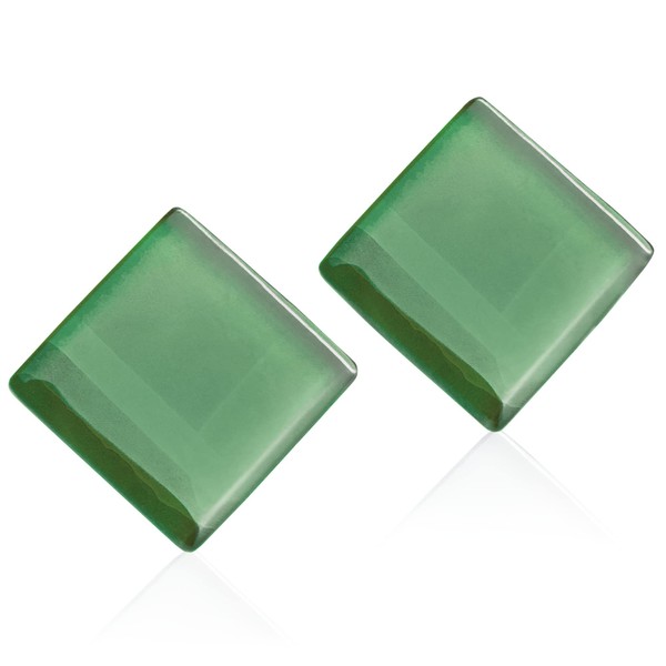 ALEXASCHA® Square Statement Earrings • Extra Large Stud Earrings with