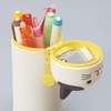LIHIT LAB. PuniLabo Stand Up Pen Case (Pen Holder), Gray