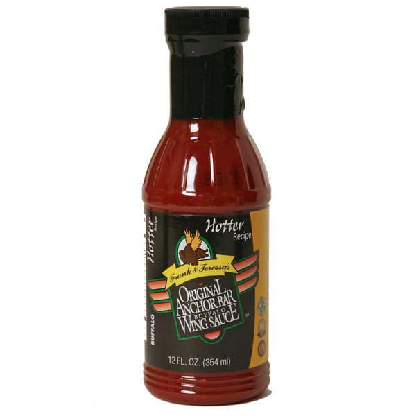 Anchor Bar, Sauce Wing Hotter Recipe, 12-Fluid Ounce
