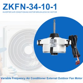 ZKFN-34-10-1 Inverter Air Conditioning Motor Brushless DC 310V 34W 0.16A 1000r/min, Variable Frequency Air Conditioner External Outdoor Fan Motor Replacement