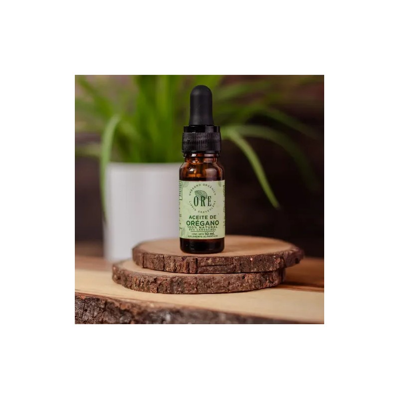 Ore, Aceite De Orégano 10 Ml Gotero Portátil