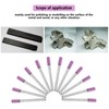 Derclive Pack of 50 Sanding Disc Sharpening Shank Tools with