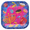 Izzy 'n' Dizzy Hanukkah Plates - Chanukah Paper Goods -