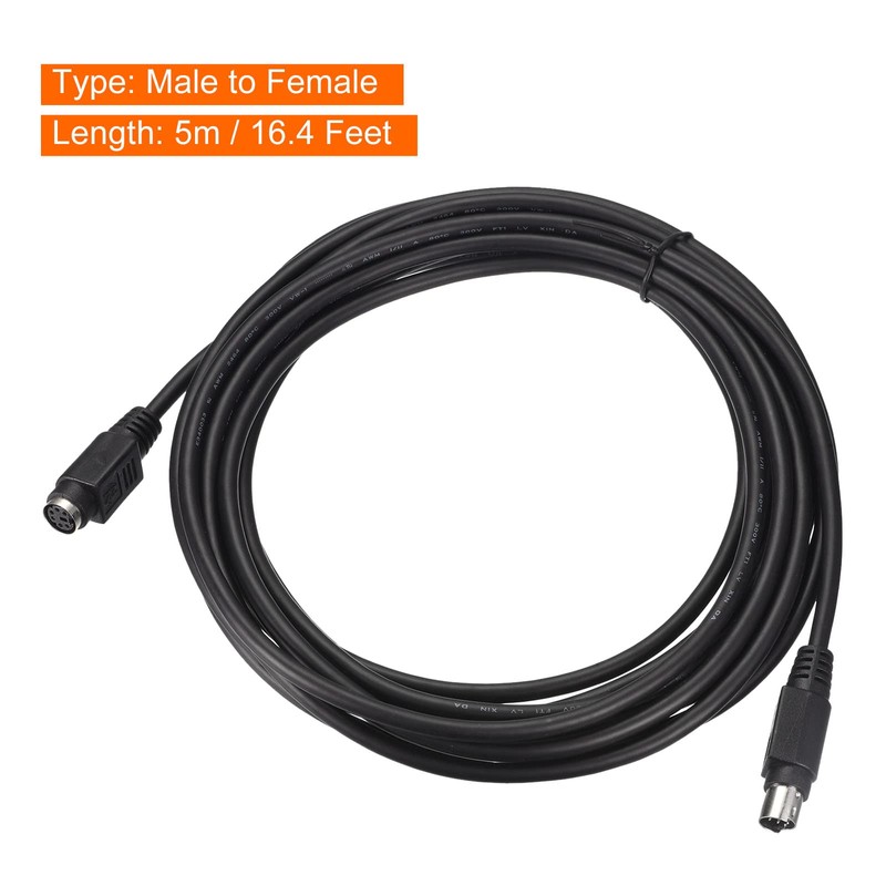 MECCANIXITY PS/2 Ratón y Teclado Extensión Cable 6 Pasadores 16,4