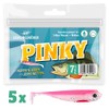 Lieblingsköder, 5 Rubber Fish for Zander Fishing, 7.5 cm, Zander