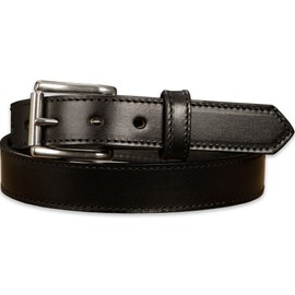 Bullhide Belts Mens Leather Belt for Work, Casual, Dress 1.25" Wide, Black, 36"