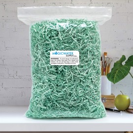 Crinkle Cut Paper Shred Filler (1 LB) for Gift Wrapping & Basket Filling - Mint | MagicWater Supply