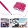 100Pcs High Temperature Disappearing Pen Refill, Steel Nib Heat Erasable