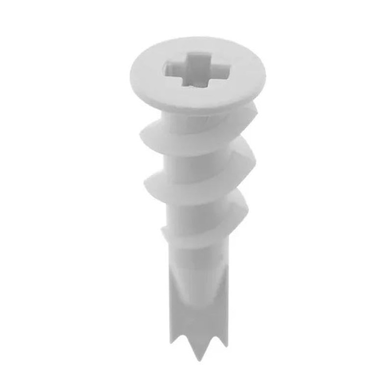 Taquete de Platico, PanelTack, MXPLK-002, 100 Pzs. Medida 5/8"", 22.2mm,