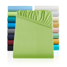 Jersey Fitted Sheet All Colours & Sizes 100% Cotton