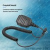 Retevis Walkie Talkie Speaker Mic,IP54 Waterproof 2 Pin Shoulder Speaker