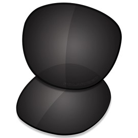 Saucer Premium Replacement Lenses for Oakley Latch OO9265 Sunglasses, High Defense - Carbon Black Polarised
