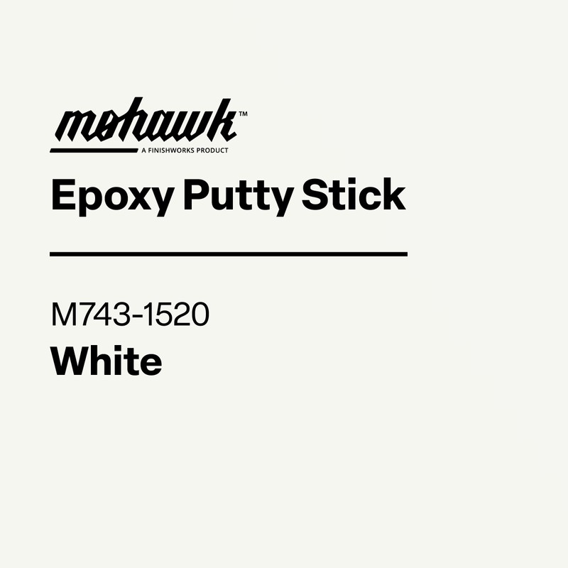 Mohawk Epoxy Putty Stick, White M743-1520, 1 Count