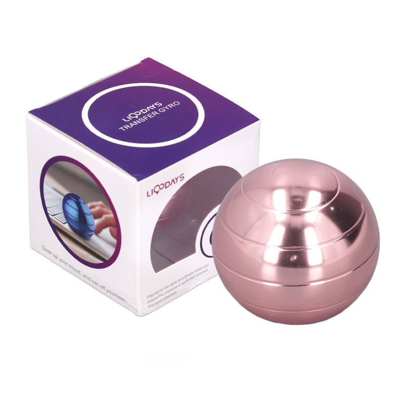 45mm Diameter Gyroscope Ball Alloy Rotating Anxiety Relief Fingertip Decompression