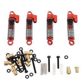 4pcs Front Rear Shock Absorber Aluminum CNC Machining RC Crawler Damper for HOBBYPLUS 1/18 4WD CP18P RC Car