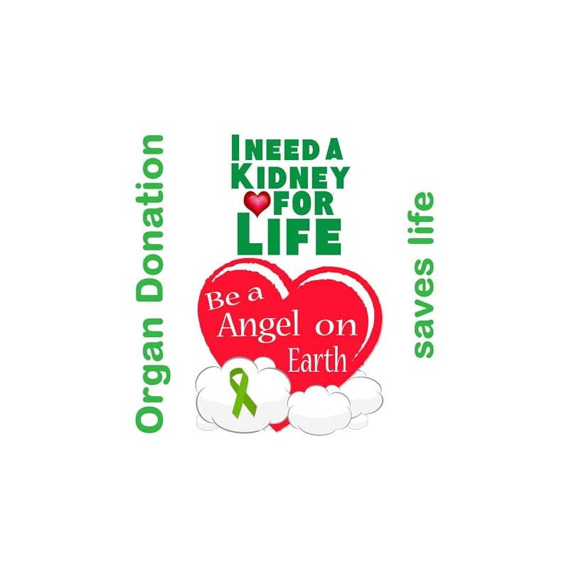 CafePress Kidney for Life Oval Car Bumper Sticker