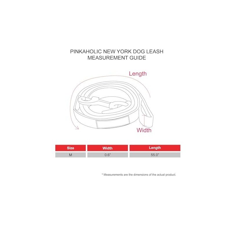 Pinkaholic New York Lidia Dog Leash Flower Pattern for Small