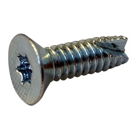 Small Parts 08103TF Steel Thread Cutting Screw, Zinc Plated, 82 Degree Flat Head, Star Drive, Type 23, #8-32 Thread Size, 5/8" Length (Pack of 100)