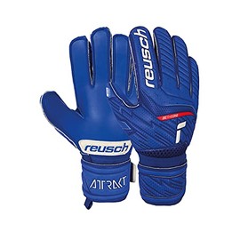 Reusch Attrakt Silver Junior Gloves, Deep Blue/Blue, 3.5 EU