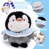 CLKDPNO Penguin Plush Toy Blue, Soft Toys Plush Stuffed Animal,