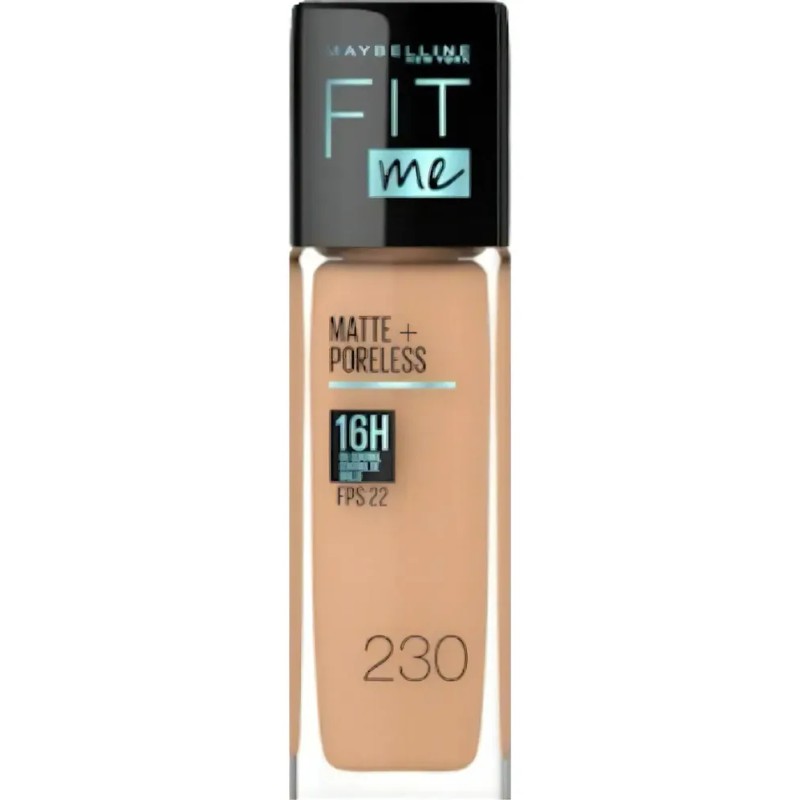 Base Fit Me Matte + Poreless 128 Warm Nude Maybelline