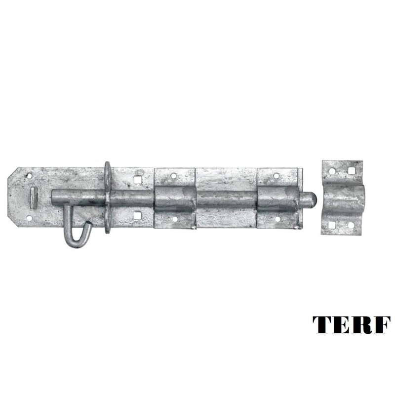TERF® Heavy Duty Brenton Bolt Galvanised 250mm (10 inch) Strong