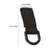 5PCS Tactical Molle D Hanging Buckle,Nylon Webbing D-Buckle for Molle