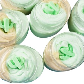 Lemongrass Whipped Sugar Scrub Body Soap. Moisturizing Skincare for Women. Cactus gifts, 10 Ounces